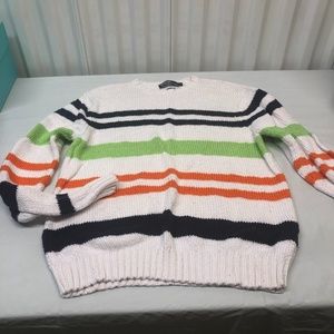 Polo Ralph Lauren Women's Large Striped Sweater